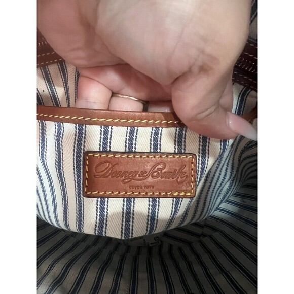 Dooney & Bourke Large Drawstring Bucket Shoulder Bag Black Designer Retro NWT - Picture 16 of 16